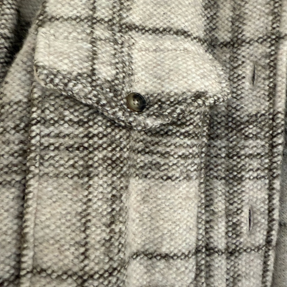 Plaid Button-Up Jacket - Picture 3 of 6